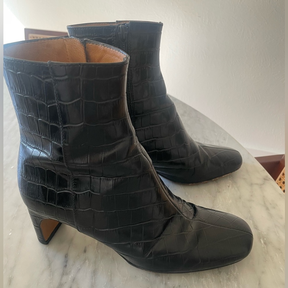 Maje Crocodile Boots